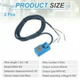 thumbnail image 2 of SN04-N2 Inductive Proximity Sensor Set,10-30V 300mA NPN NC Proximity Switch,Blue, 2 of 5