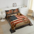 thumbnail image 4 of Erosebridal Vintage Cowboy Bedding Todder Comforter Set, American Flag Down Comforter, Reversible 2 Pieces, 4 of 8