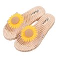 thumbnail image 3 of asddcavvf Sandales d'Été pour Femmes Tournesol Plage Commerce Extérieur, 3 of 9