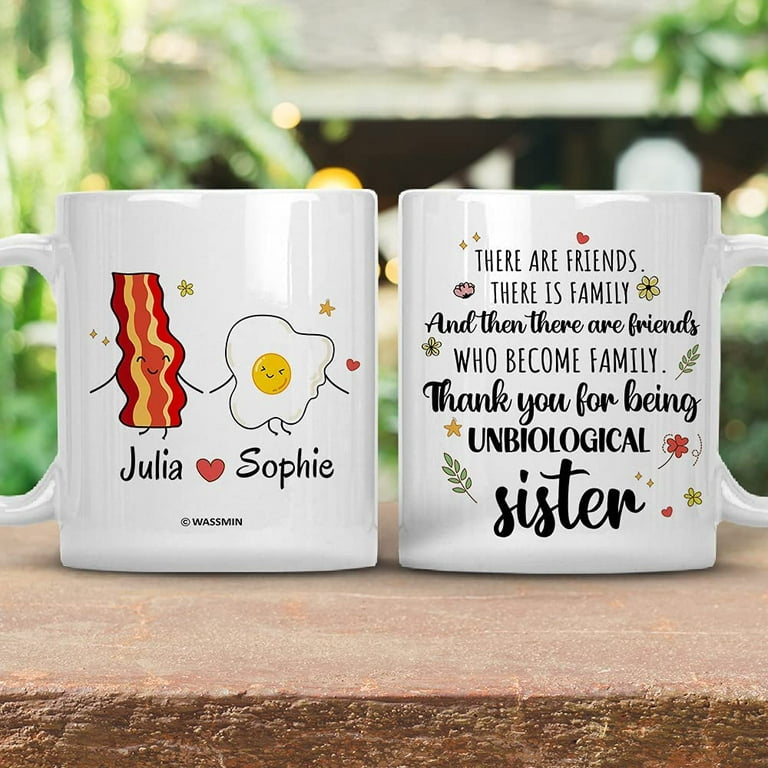 Personalized Sister Mugs - Custom Gifts for Your Dear Sisters