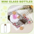thumbnail image 7 of Uxcell 10Pcs Mini Glass Bottles with Cork Stoppers, 15ml Small Clear Bottles Glass Empty Jars Vials for DIY Crafts Party Wedding Decor Favors, 7 of 7