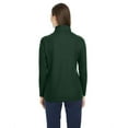thumbnail image 2 of CORE365 CE405W Women's Fusion ChromaSoft™ Pique Quarter-Zip Pullover-Forest-L, 2 of 3