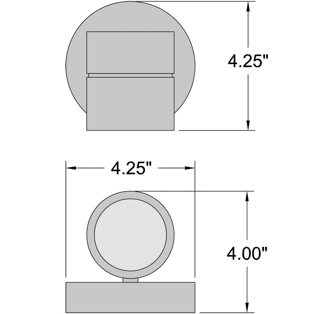 Access Lighting Ko Wall Light - 4.25H in.
