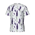 thumbnail image 3 of Rocae Lavender Flowers for Men's Moisture-Wicking Crew Tee - T-Shirt for Sports, Outdoor Activities, and Casual WearX-Large, 3 of 9