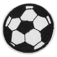 thumbnail image 3 of 10Pcs Cute Football Shape Iron On Applique Sew Clothes Sewing Patches Embroidered DIY, 3 of 8