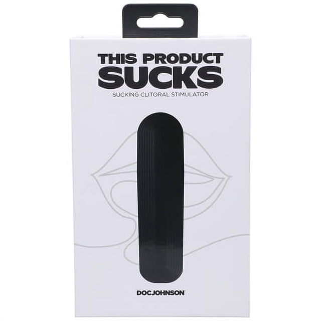Ce Produit Aspire Rouge à Lèvres en Silicone Rechargeable Suceur Stimulateur Clitoridien Noir