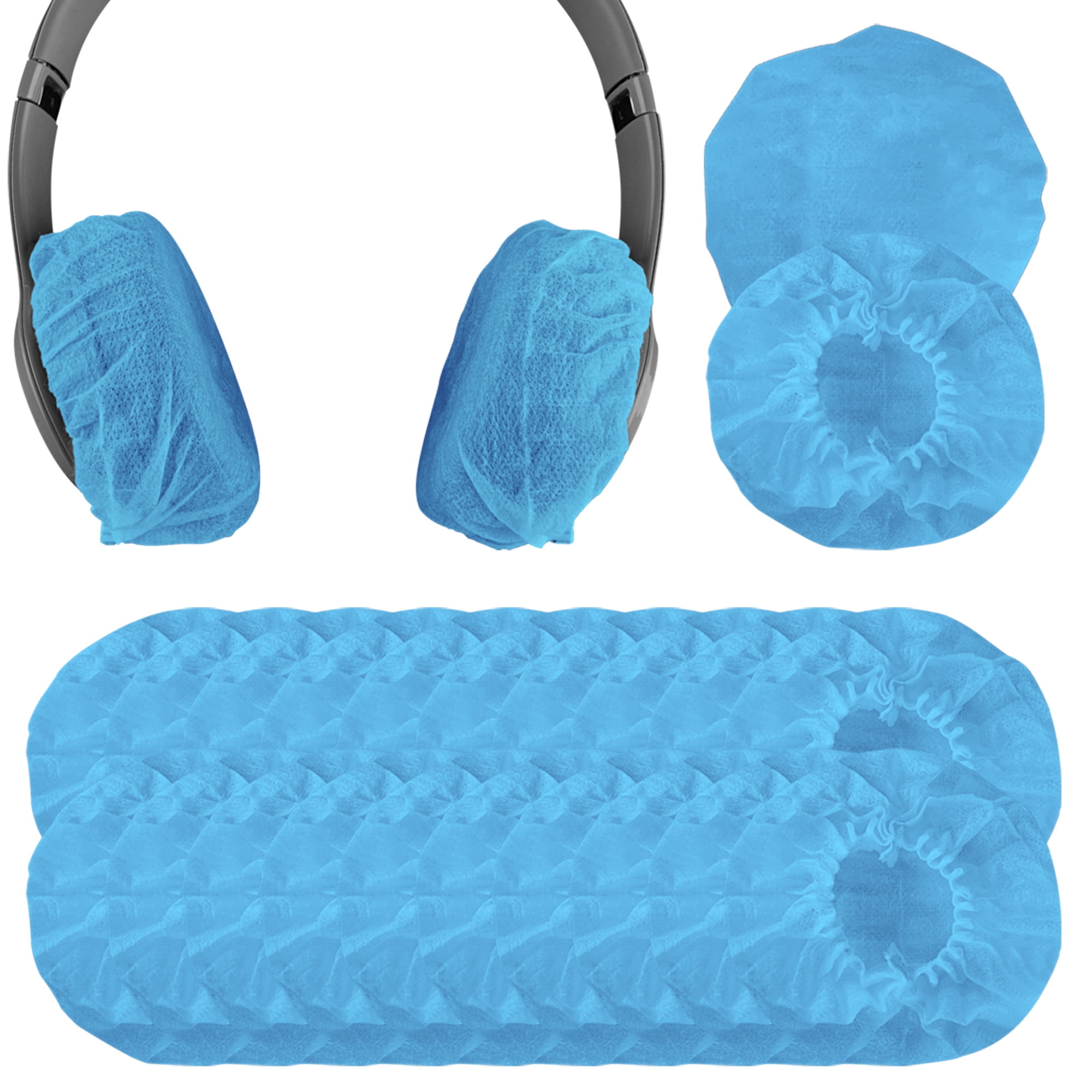 Geekria 100 Pairs Small Stretchable Earphone Covers / Earpad Covers