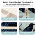 thumbnail image 3 of Crow Travel Portable Square Jewelry Box Organizer: Ideal Solution for Rings, Earrings, Necklaces, Bracelets, and More! Gift for Girls and Women., 3 of 6