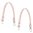 thumbnail image 1 of Uxcell 2 Pcs Correa de Mano de Cuero, Correa de Bolsa de 10 Pulgadas Reemplazo DIY, Rosa Claro, 1 of 6