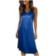 thumbnail image 1 of Vestido de Cuello en V para las Mujeres Verano Color Sólido Vestido de Sueño sin Mangas Vestido de Noche Casual Salón, 1 of 5