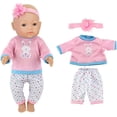 thumbnail image 4 of Set de ropa para muñecas ebuddy Fashion Outfits para muñecas de 14 a 16 pulgadas, 4 of 6