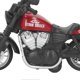 thumbnail image 3 of 1:16 Scale Alloy Motorcycle Toy Sound Light Improve Hand Eye Coordination Pull Back Motorcycle Model for Kids Red, 3 of 4