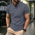 thumbnail image 2 of Shirts for Men Slim Fit Short Sleeve Golf Shirts Fashion Casual Buttons Lapel Business Casual Shirt, 2 of 4