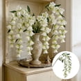 thumbnail image 5 of Beautynvta Artificial Flowers for Indoor, Fake Lily of The Valley Silk Flowers, 38.6 Inch Long Stems Trailing Faux Plants Flowers for Tall Vase Fillers Wedding Home Decor, 5 of 6