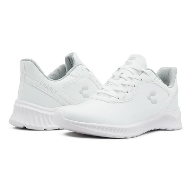 Tenis Charly Hombre Deportivo Running Blanco 24-27 blanco 30