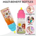 thumbnail image 4 of My Sweet Baby Disappearing Doll Feeding Set® | Talking Magic Bottles with Squeaking Tips. Sips and Giggles - Include 2 Doll Bottles with Disappearing Milk and Juice - 1 Pacifier W/Sound and CLIP, 4 of 5