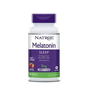 Natrol Melatonin Fast Dissolve Tablets Strawberry Flavor 5mg 90/BTL (Pack of 4)