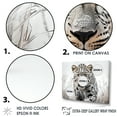 thumbnail image 3 of Designart "Stalking Leopard In The Jungle I" Animals Leopard Floater Framed Canvas Wall Art, 3 of 5