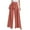 Watermelon Red, variant on Womens Pants Clearance! Erwazi Women's Wide Leg Pants Cotton High Waisted Palazzo Pants Work Casual Tie Knot Trousers Flowy Beach Pants with Pockets