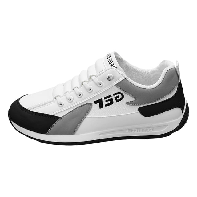 WEAIXIMIUNG Chaussures de Sport pour Hommes Taille 9 Larges Chaussures de Sport Printemps Nouvelles Chaussures pour Hommes de Commerce Extérieur Chaussures de Course à Lacets Chaussures Mode