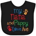 thumbnail image 3 of Inktastic Nana and Pappy Love Me Boys or Girls Baby Bib, 3 of 4