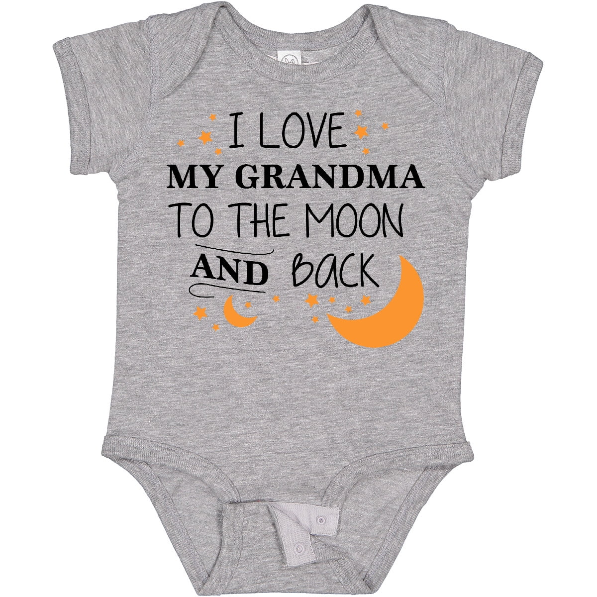 Inktastic I Love My Grandma to the Moon and Back Boys or Girls Baby Bodysuit