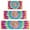 Rainbow Tie Dye, variant on Black White Tie Dye Mandala Pattern Kitchen Rugs Sets Of 3,Kitchen Runner Rugs Non Skid Washable,Decorative Kitchen Floor Mats for Kitchen,Sink,Laundry,17"x30"+ 17"x47" + 17"x59"