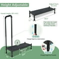 thumbnail image 2 of Heavy Duty Bed Step Stool with Handle for High Beds, Elderly Medical Bedside Step Stool, Wide Foot Stool for Cars, Trucks, SUVs, Safety Metal Step Stool for Handicap, 2 of 6