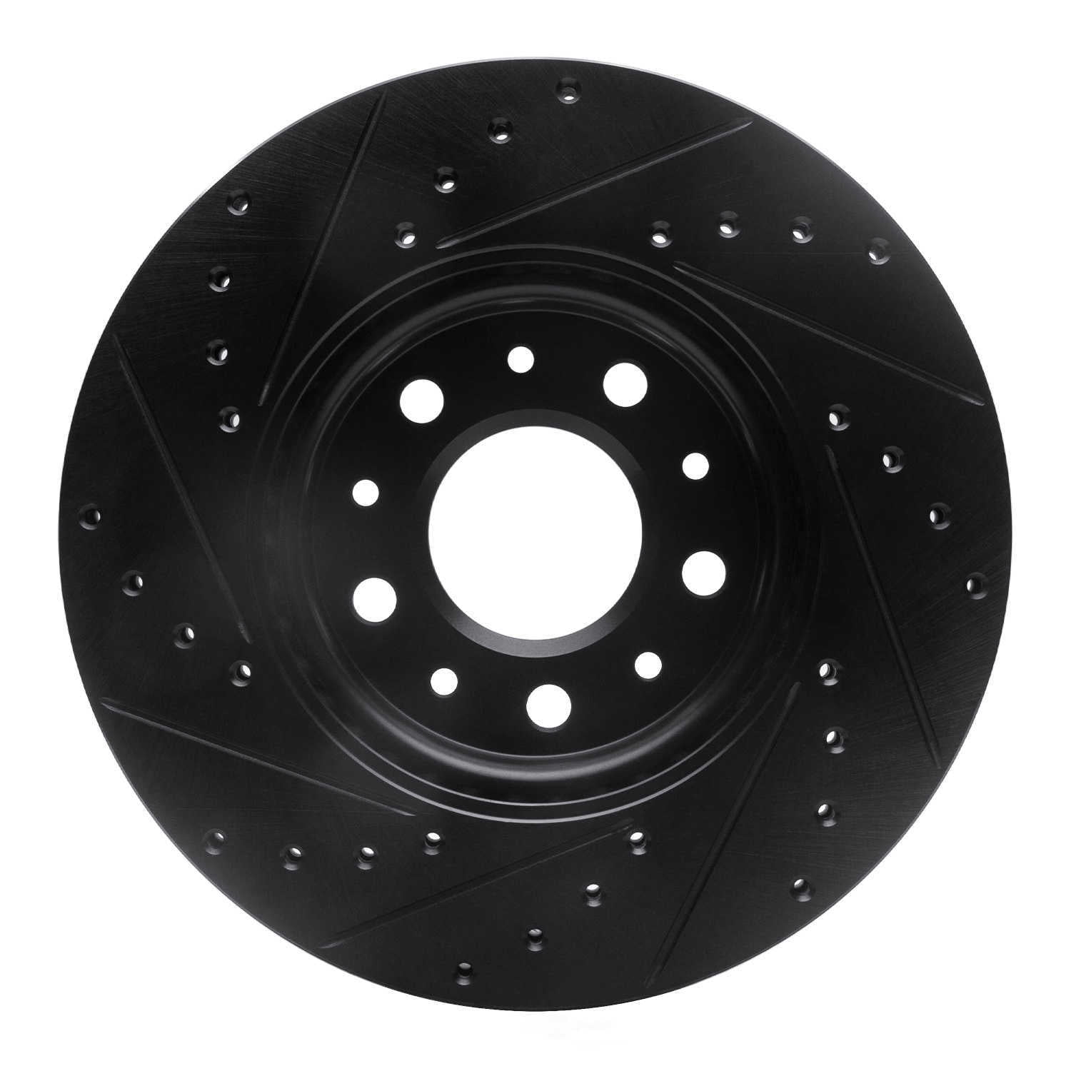 Dynamic Friction Company 633-45023R DFC Brake Rotor - Drilled And Slotted - Black