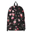 thumbnail image 3 of Graceful Flowers Print Backpack Gift Idea Roomy School College Bookbag with Laptop Sleeve Strong Everyday Backpack for Travel Work, 3 of 5