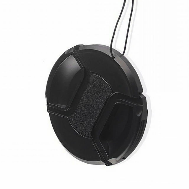 58mm Universal Camera Lens Cap - Black ABS Plastic Protective Cover for DSLR/SLR Lenses, Lightweight Anti-Scratch Dustproof Accessory, Easy Snap-On Installation Replacement Lens Protection