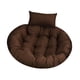 thumbnail image 2 of Cojín colgante para silla de cesta de 90 cm, cojín para silla de huevo para jardín, hogar y cocina. Café, 2 of 9