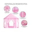 thumbnail image 3 of Tienda de Juego de Castillo de Princesa Play Go Rosa para Niñas, 3 of 5