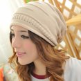 thumbnail image 3 of Ayyufe Women Men Winter Warm Baggy Beanie Knit Crochet Ski Cap Oversized Slouch Hat, 3 of 6