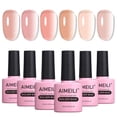 thumbnail image 1 of Set de esmaltes de uñas en gel AIMEILI Builder Base Sheer Color 60 ml, 1 of 9