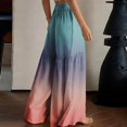 thumbnail image 6 of Wide Leg Palazzo Pants for Women Casual Drawstring Flowy Beach Trousers with Pockets Vacation, 6 of 6
