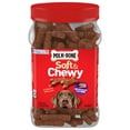 thumbnail image 3 of (2 pack) Milk Bone Soft and Chewy Dog Treats, Beef & Filet Mignon Recipe With Chuck Roast, 25oz Container, 3 of 25