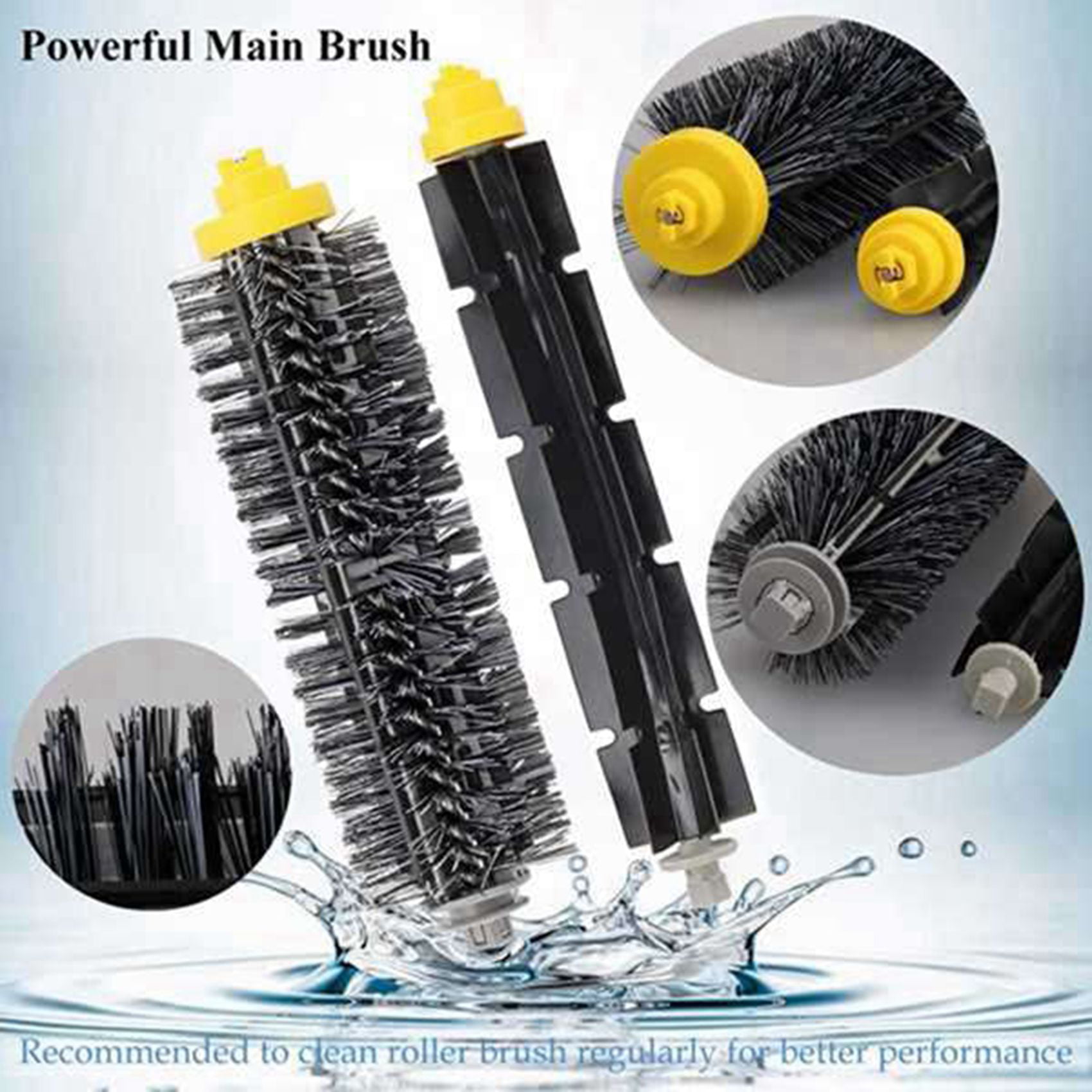 Filter Brush Parts For IRobot Roomba 600 610 620 625 630 650 660 Vacuum Cleaner