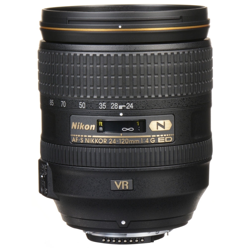 Nikon AF-S NIKKOR 24-120mm f/4G ED VR Lens - Walmart.com