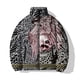 thumbnail image 3 of Abrigo de invierno para hombre con diseño de huesos, nuevo abrigo de esqueleto para hombre, parkas modernas con estampado 3D de calaveras, ropa para hombre 2024, calidez, frescor y acolchado, 3 of 5