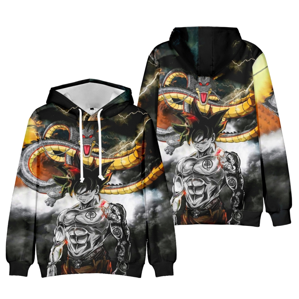 Dragon Ball Fuzzy Hoodies For Women Hip Hop Hoodie Cheap