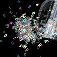 thumbnail image 2 of 5 Pack Letter Glitter Alphabets Glitter Flakes Accessories Art Sequins Suitable for DIY Crafts Jewelry Making, 2 of 12