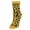 Tan Leopard, variant on Warm and Cozy Butter Novelty Socks  (1 Pair) (Women)