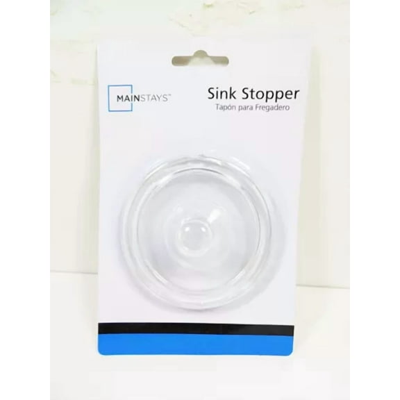 QUEST- New Sink Drain Stopper Plug 3" Kitchen Bathtub Drains Sinks Clear Rubber Tub 1P