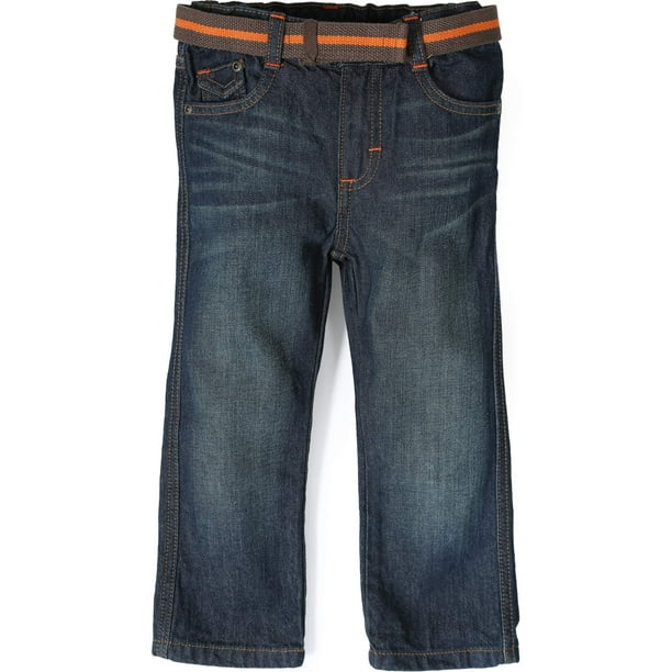 Wrangler - Baby Toddler Boy Premium Slim Straight Jeans - Walmart.com ...