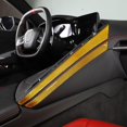 thumbnail image 2 of TINKI Real Carbon Fiber Center Console Left Trim Sticker Compatible with Chevrolet Corvette C8 Stingray 2020-2023, Center Console Driver Side Decorative Cover Sticker, 2 of 12