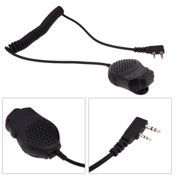 Dual PTT Handheld Speaker Microphone Mic for Baofeng UV-82 UV-82L GT-5 Ndcxsfigh Para estrenar