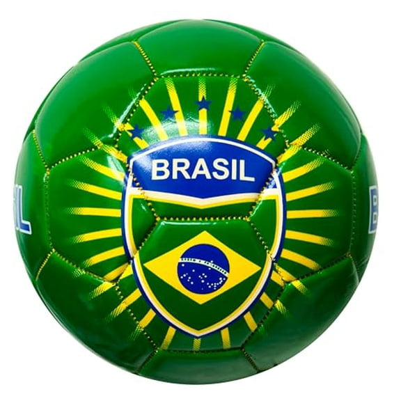 Just 4 Kicks Brasil Soccer Ball (Size 2), Brazil Mini Ball #2