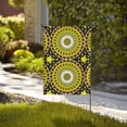thumbnail image 4 of Wukai Yellow Mandala Garden Flags Double Sided Welcome Garden Yard House Flags Outside Outdoor House (Only Flag), 4 of 8
