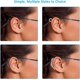 thumbnail image 2 of Paquete de 24 empuñaduras para gafas, soporte antideslizante para gafas, gancho para la oreja de silicona de primera calidad, evita que las gafas se resbalen por la nariz, ayuda simple y eficaz para niños, adultos, deportes, viajes, estudio y trabajo. brillar Electrónica, 2 of 5